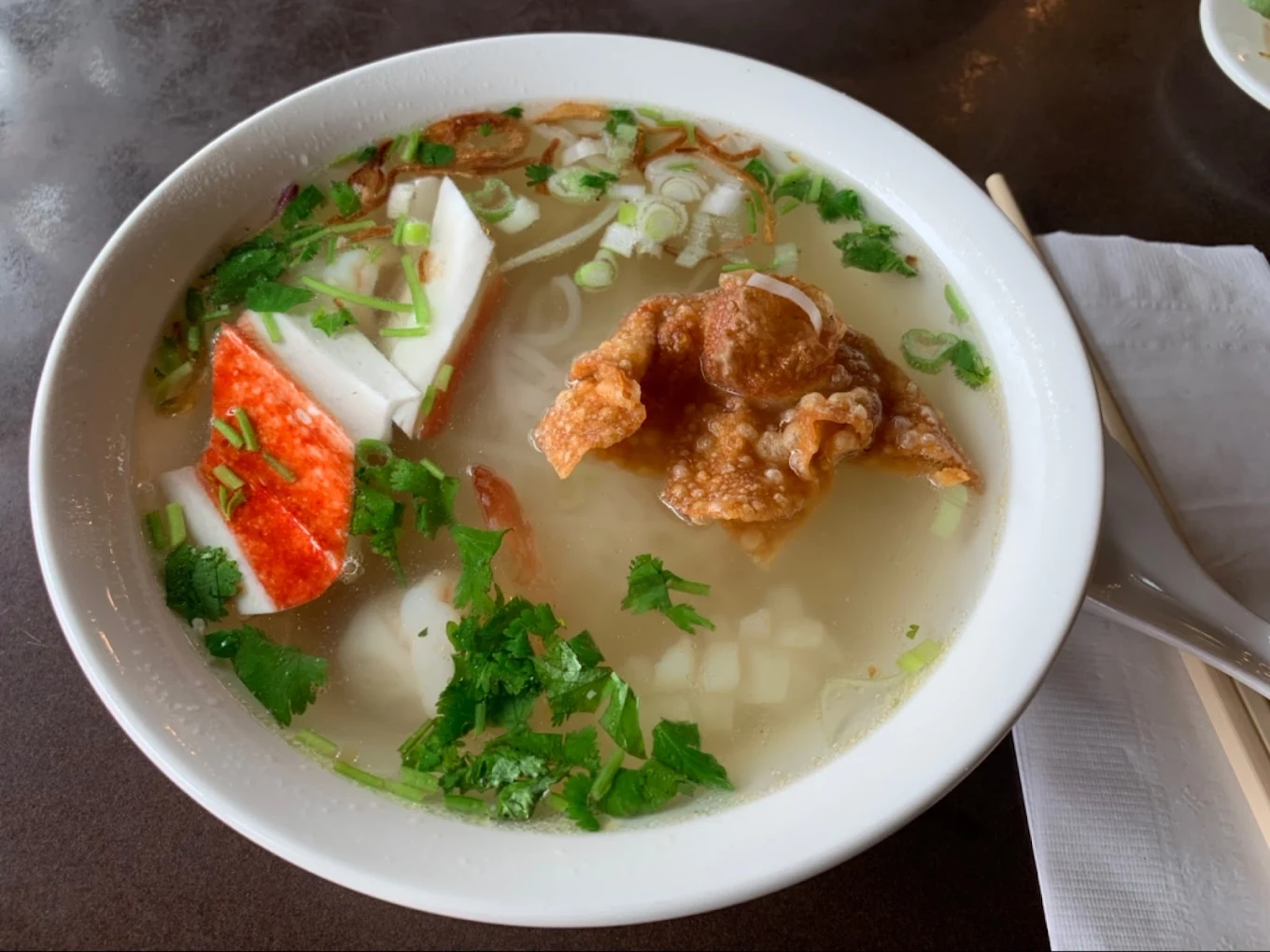 Lemongrass curry at Saigon Pearl Vietnamese Restaurant Calgary NE